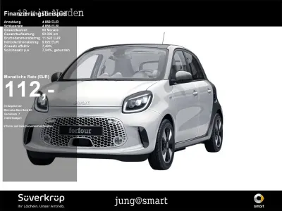 Gebraucht Smart ForFour Electric Drive Exclusive 60 kW (82 PS) 2021 Weiß Limousine