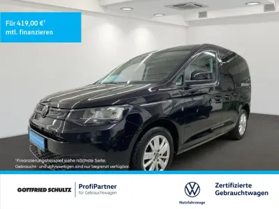 Gebraucht VW Caddy Basis 114 PS (83 kW) 2021 Schwarz Van / Kleinbus