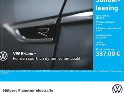 Second-hand VW T-Roc R-line 190 CP (139 kW) 2022 Negru SUV