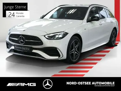 Gebraucht Mercedes C300e Advanced Plus 197 PS (144 kW) 2025 Unilack polarweiß Kombi