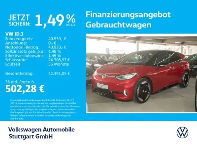 Begagnad VW ID.3 GTX 210 kW (286 HK) 2025 Röd Halvkombi