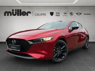 Neu Mazda 3 Homura-Line 140 PS (102 kW) 2026 Soul red crystal m Limousine