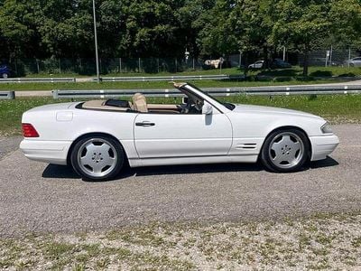 Usata Mercedes SL500 AMG 306 CV (225 kW) 1998 Bianco Cabrio
