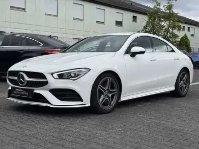 Gebraucht Mercedes CLA250 AMG line 224 PS (164 kW) 2020 Polarweiss  unilack Coupé