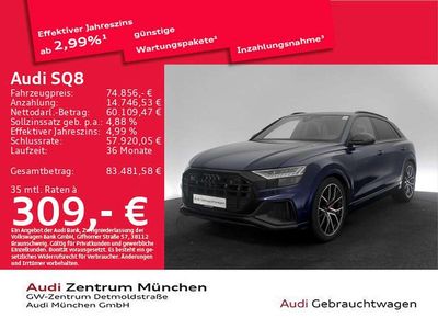 Second-hand Audi SQ8 Competition 507 CP (372 kW) 2022 Albastru SUV