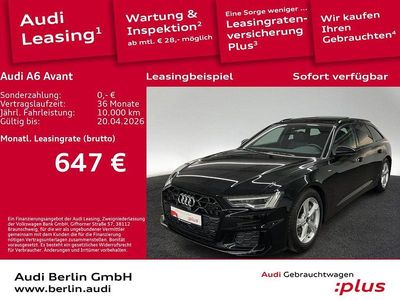 Gebraucht Audi A6 Design 265 PS (194 kW) 2025 Mythosschwarz metallic Kombi