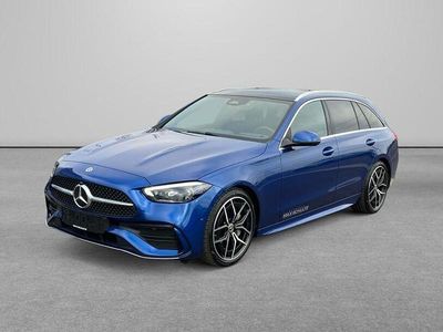 Gebraucht Mercedes C300 AMG 265 PS (194 kW) 2024 Metalliclack spektralblau Kombi