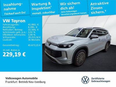 Oyster silver metallic Gebraucht 2025 VW Tayron Life SUV | 41.980 € (Superpreis)