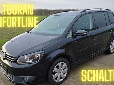 Gebraucht VW Touran Comfortline 105 PS (77 kW) 2012 Schwarz Van / Kleinbus