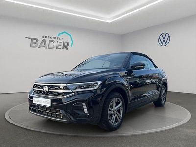 Gebraucht VW T-Roc Cabriolet R-line 150 PS (110 kW) 2024 Deep black perleffekt Cabrio