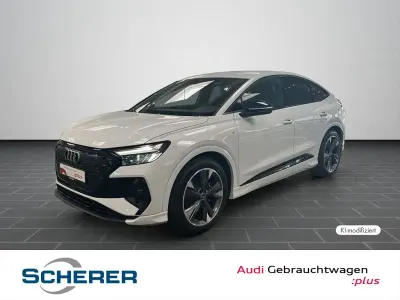 Gebraucht Audi Q4 Sportback e-tron S-Line 125 kW (170 PS) 2022 Gletscherweiß metallic SUV
