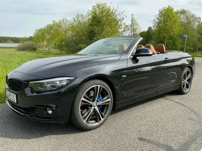 Käytetty BMW 440 M Sport 326 HP (239 kW) 2018 Musta Avoauto