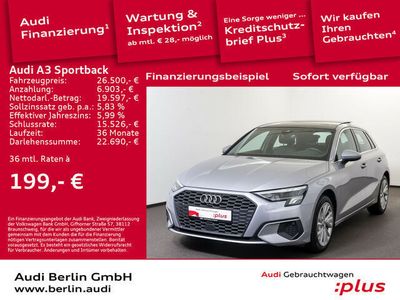 Gebraucht Audi A3 Ambiente 150 PS (110 kW) 2021 Florettsilber metallic Limousine