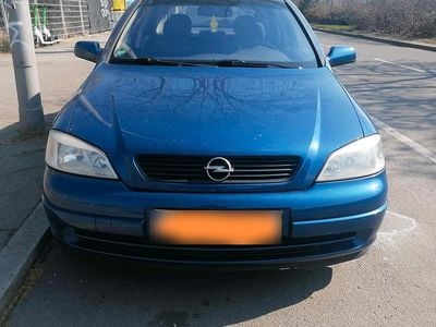 Gebraucht Opel Astra Selection 85 PS (62 kW) 2001 Blau Limousine