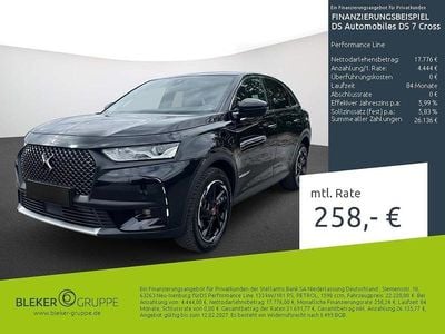 Gebraucht DS Automobiles DS7 Crossback Performance 181 PS (133 kW) 2022 Lackierung schwarz perla nera/metallic klarlack SUV