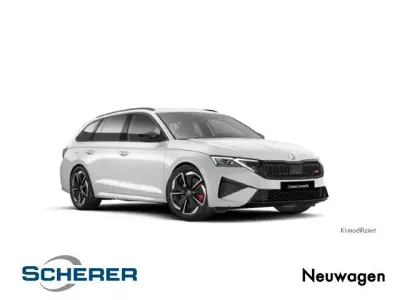 Neu Skoda Octavia RS 265 PS (194 kW) 2026 Moonweiß perleffekt (metallic) Limousine