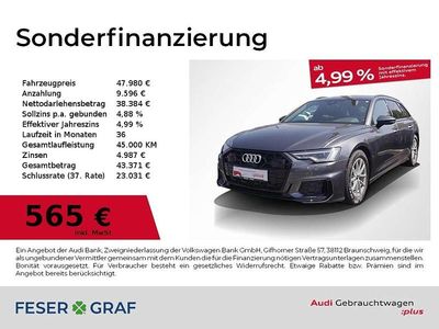 Daytonagrau perleffekt Gebraucht 2024 Audi A6 Ambiente Kombi | 47.980 € (Teuer)