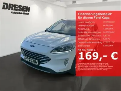 Gebraucht Ford Kuga Titanium S 120 PS (88 kW) 2020 Weiss SUV