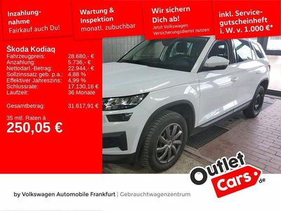 Moonweiss metallic Gebraucht 2022 Skoda Kodiaq Ambition SUV | 28.680 € (Guter Preis)