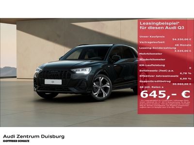 gebraucht Audi Q3 S line 35 TFSI AD Panorama Navi digitales Soundsystem LED Blendfreies Fernl. sofort verfügbar!