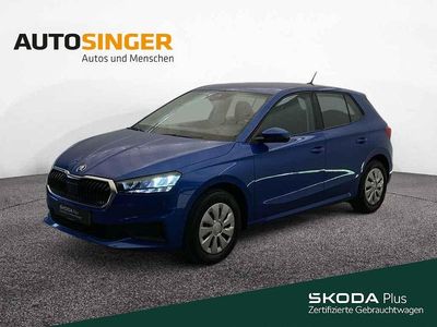 Gebraucht Skoda Fabia Ambition 110 PS (80 kW) 2023 Raceblau metallic Kleinwagen