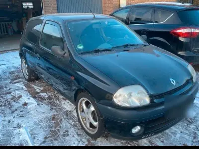 Gebraucht Renault Clio 2000 Schwarz Kleinwagen