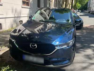 Gebraucht Mazda CX-5 Exclusive-Line 150 PS (110 kW) 2017 Blau SUV