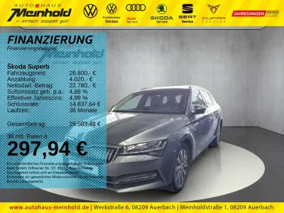 Gebraucht Skoda Superb Style 218 PS (160 kW) 2022 Graphitegrau metallic Kombi