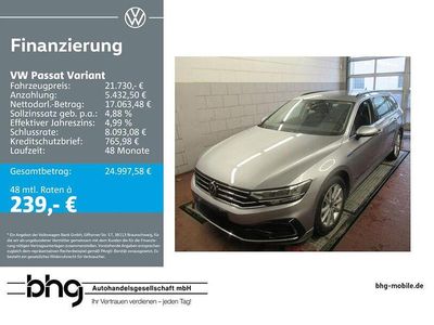 Silber Gebraucht 2021 VW Passat GTE Kombi | 21.730 € (Guter Preis)