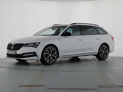 Gebraucht Skoda Superb SportLine 280 PS (205 kW) 2022 Moonweiss metallic Kombi