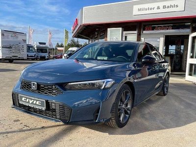 Neu Honda Civic Hybrid 143 PS (105 kW) 2025 Blau Limousine