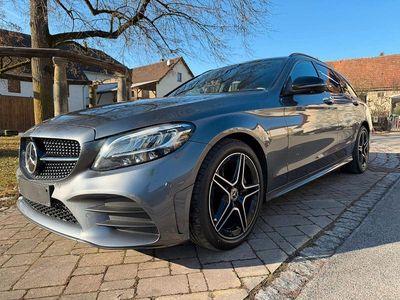 Grau Gebraucht 2020 Mercedes C220 AMG line Kombi | 24.600 € (Guter Preis)