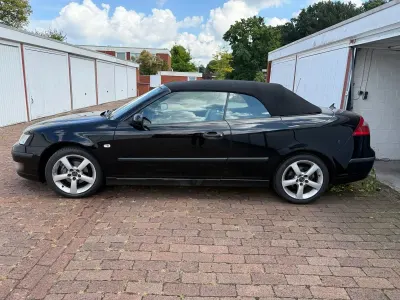 Gebraucht Saab 9-3 Cabriolet Vector 150 PS (110 kW) 2004 Schwarz Cabrio