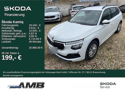 Gebraucht Skoda Kamiq Selection 95 PS (69 kW) 2025 Weiß SUV