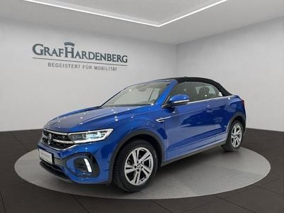 Gebraucht VW T-Roc Cabriolet R-line 150 PS (110 kW) 2025 Blau (ravennablau) Cabrio