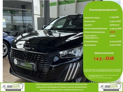 Neu Peugeot 208 Style 101 PS (74 kW) 2025 Schwarz Kleinwagen