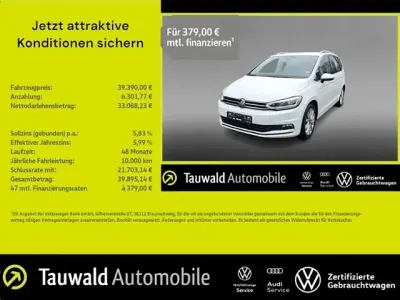 Gebraucht VW Touran Highline 150 PS (110 kW) 2024 Weiß Van / Kleinbus