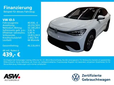 Brugt VW ID.5 Pro 210 kW (286 HK) 2025 Hvid SUV