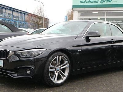 Gebraucht BMW 420 Sport Line 184 PS (135 kW) 2018 Saphirschwarz Cabrio