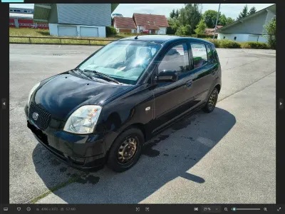 Gebraucht Kia Picanto 65 PS (47 kW) 2005 Schwarz Kleinwagen