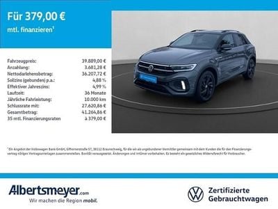 Gebraucht VW T-Roc R-line 150 PS (110 kW) 2025 Grau SUV