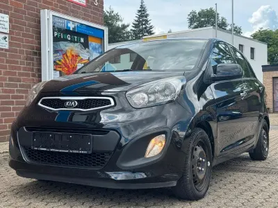 Gebraucht Kia Picanto Edition 7 69 PS (50 kW) 2015 Schwarz Kleinwagen