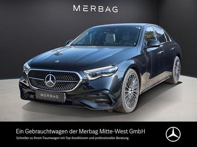 Gebraucht Mercedes E220 AMG line 197 PS (144 kW) 2025 Metalliclack obsidianschwarz Limousine