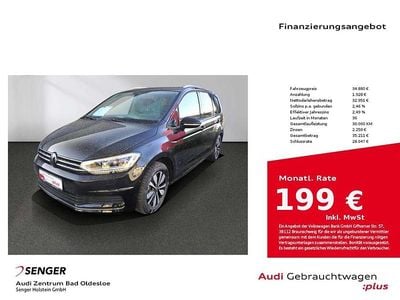 Second-hand VW Touran Goal 150 CP (110 kW) 2025 Negru Monovolum
