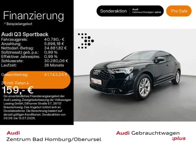 Używany Audi Q3 Sportback S-Line 150 KM (110 kW) 2025 Czarny SUV