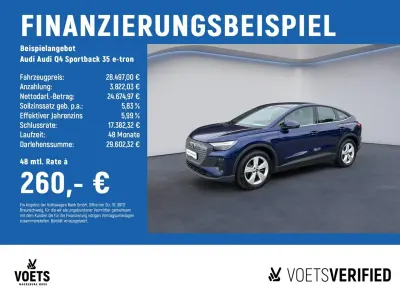 Gebraucht Audi Q4 Sportback e-tron Sport 150 kW (204 PS) 2023 Blau SUV