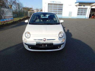 Gebraucht Fiat 500 Lounge 69 PS (50 kW) 2010 Weiß Kleinwagen