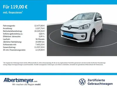 Gebraucht VW up! move up! 65 PS (47 kW) 2023 Weiß Kleinwagen