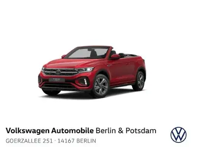 Gebraucht VW T-Roc Cabriolet R-line 150 PS (110 kW) 2025 Kings red metallic/schwarz Cabrio