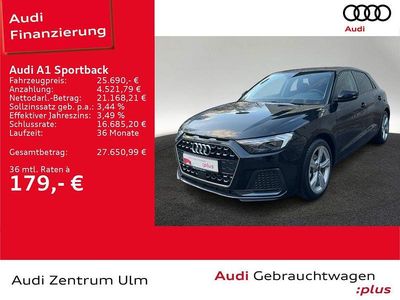 Gebraucht Audi A1 Sportback Advanced Plus 116 PS (85 kW) 2025 Schwarz Kleinwagen